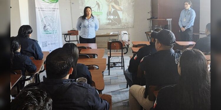 CODHET capacita a policías de Tamaulipas para erradicar la tortura