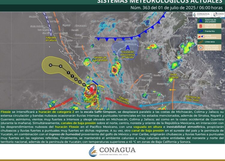 Emite SMN nueva alerta por más lluvias intensas para Tamaulipas