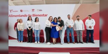Entrega Gobierno del Estado apoyo alimentario a más de 500 familias de NLD