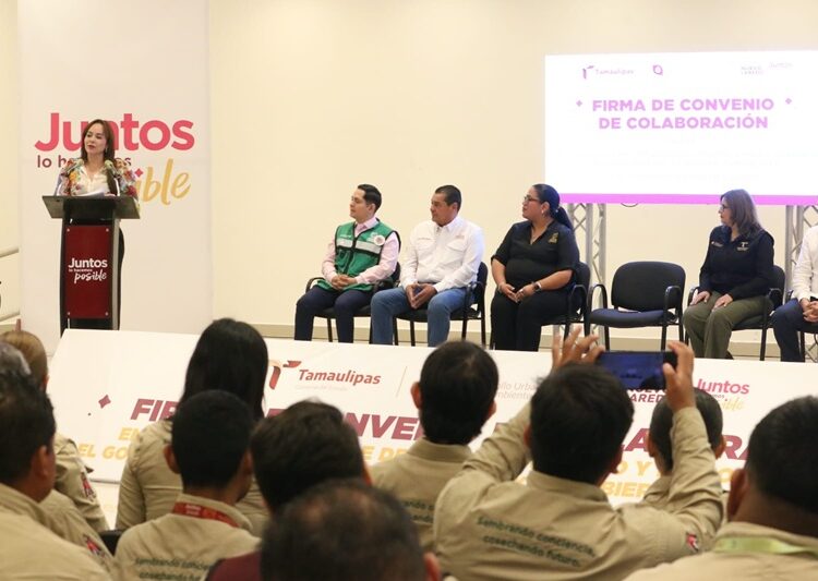 Firman SEDUMA y Nuevo Laredo alianza por un futuro más verde