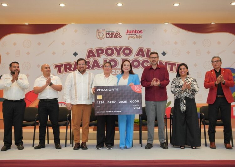 Fortalece Carmen Lilia alianza con magisterio de NLD