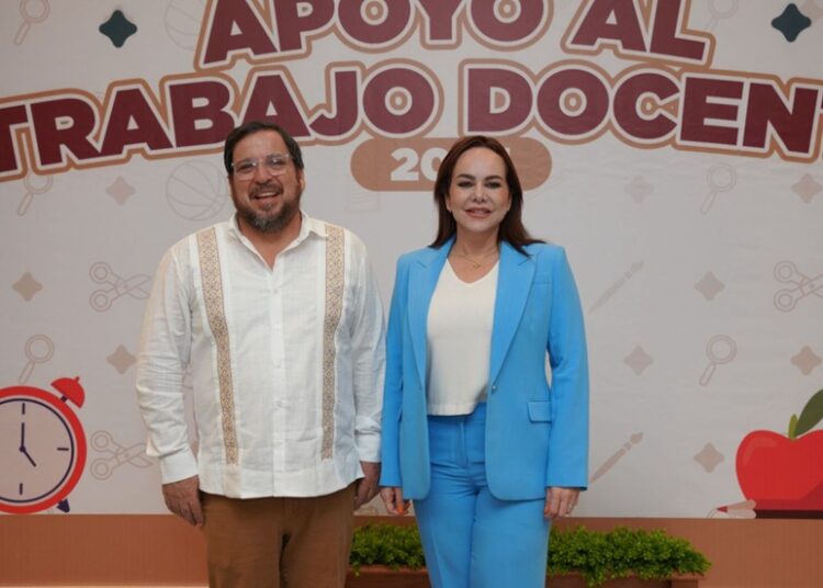 Fortalece Carmen Lilia alianza con magisterio de NLD