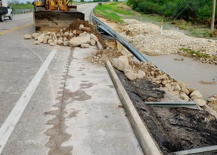 Inicia Gobierno de Tamaulipas reparación de carreteras y caminos afectados por lluvias