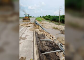Inicia Gobierno de Tamaulipas reparación de carreteras y caminos afectados por lluvias
