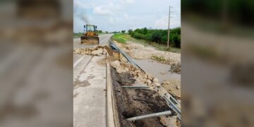 Inicia Gobierno de Tamaulipas reparación de carreteras y caminos afectados por lluvias