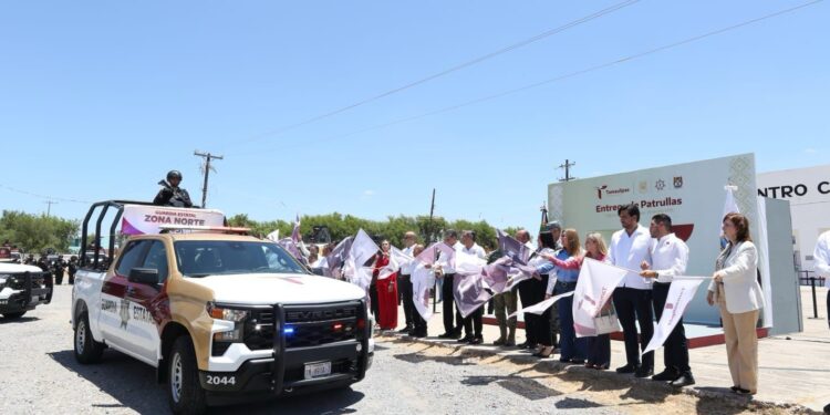 Tamaulipas dota a Nuevo Laredo de vehículos para seguridad