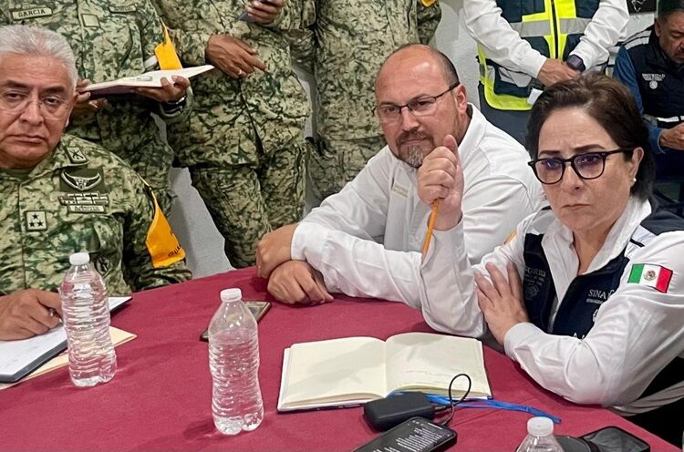 Llega coordinadora nacional de PC al sur de Tamaulipas ante emergencia por lluvias
