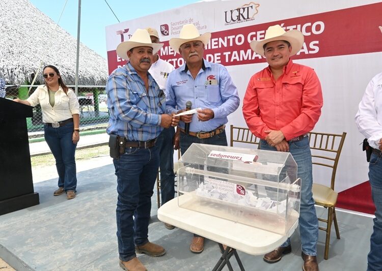 Llevan Programa de Mejoramiento Genético al municipio de Méndez