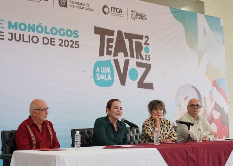 NLD celebra el arranque del Festival de Monólogos “Teatro a una sola voz”