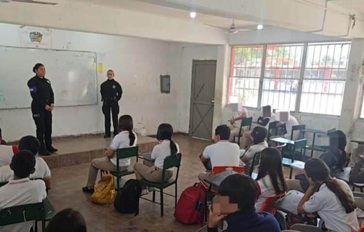 Previene SSPT violencia en planteles de educación básica de Tampico