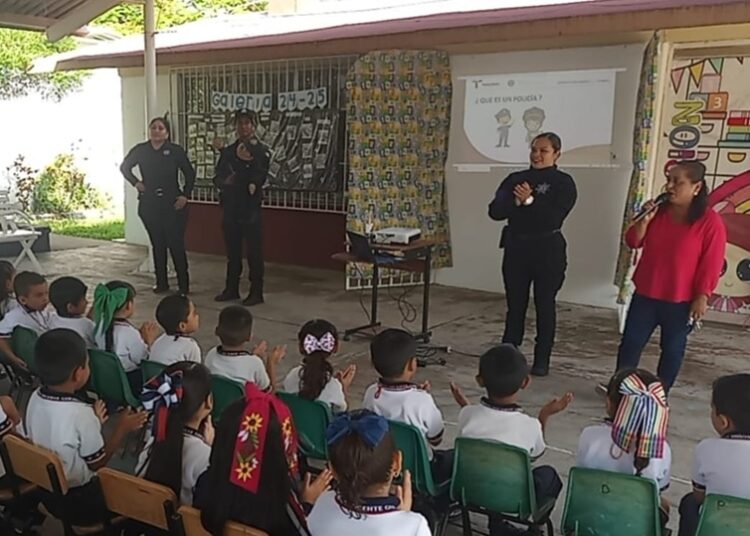 Previene SSPT violencia en planteles de educación básica de Tampico