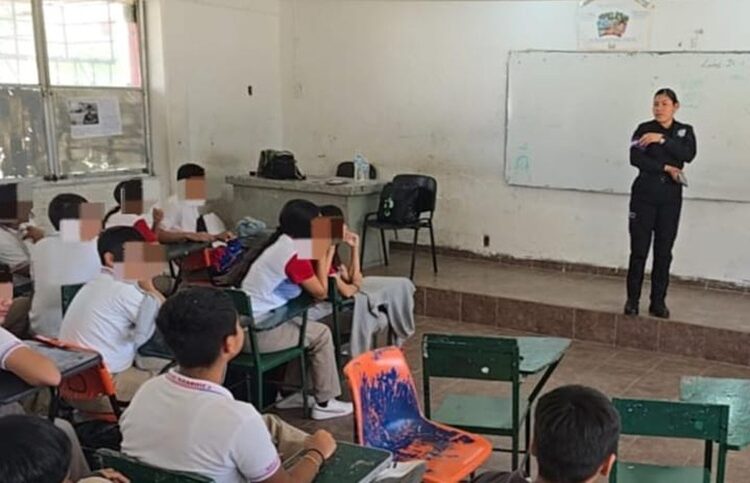 Previene SSPT violencia en planteles de educación básica de Tampico