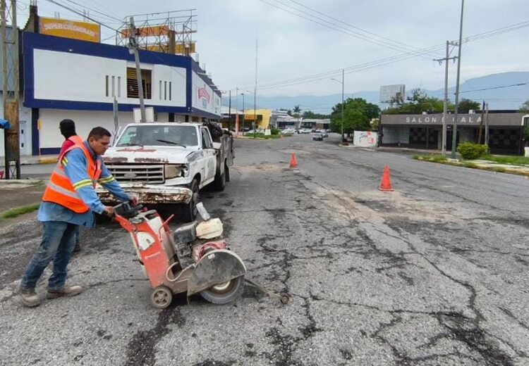 Reactiva Municipio programa emergente de bacheo