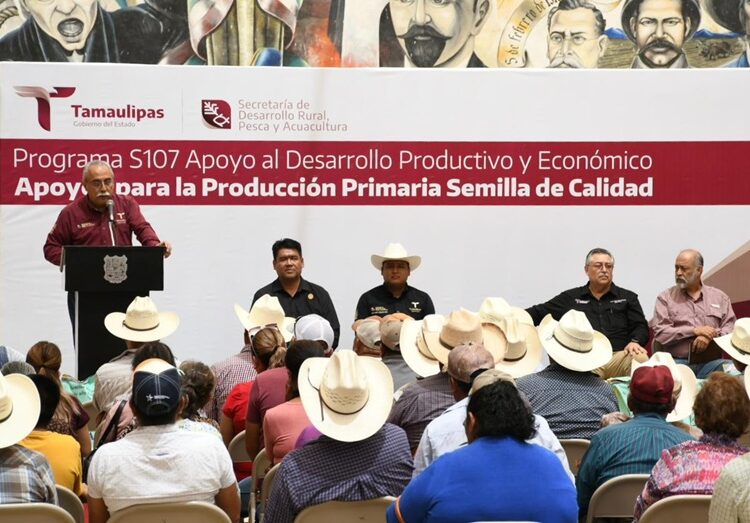 Reciben semilla de maíz productores del municipio de Tula