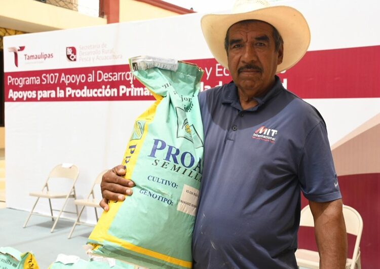 Reciben semilla de maíz productores del municipio de Tula