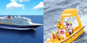 Niña cayó del crucero de Disney y su padre saltó para rescatarla