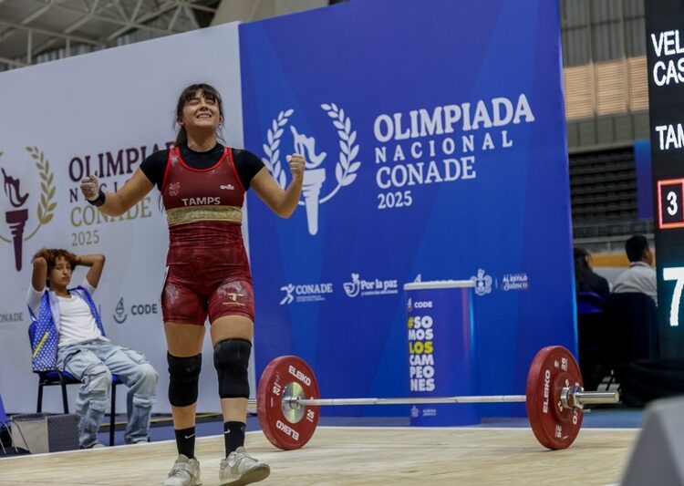 Suma Tamaulipas 9 medallas en levantamiento de pesas de la Olimpiada Nacional 2025