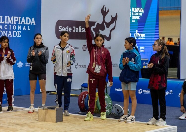 Suma Tamaulipas 9 medallas en levantamiento de pesas de la Olimpiada Nacional 2025