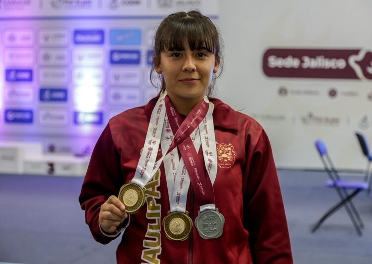 Suma Tamaulipas 9 medallas en levantamiento de pesas de la Olimpiada Nacional 2025