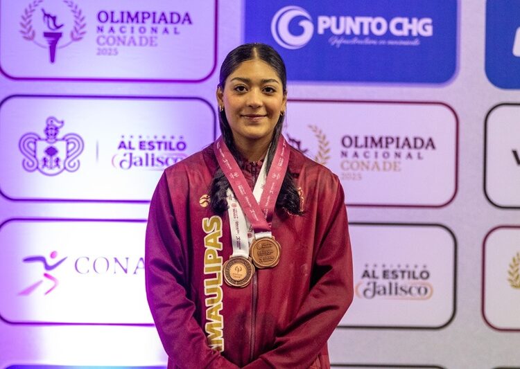Suma Tamaulipas 9 medallas en levantamiento de pesas de la Olimpiada Nacional 2025