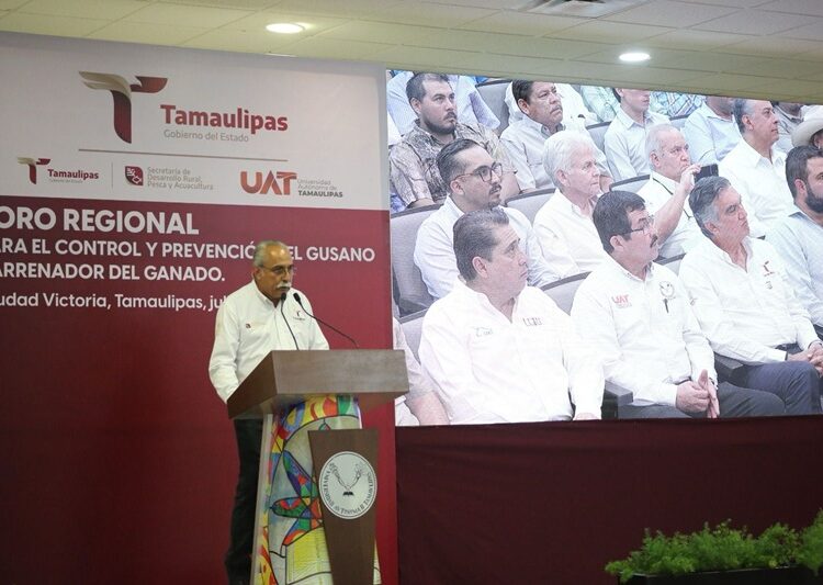 Tamaulipas tiende barrera de contención al gusano barrenador