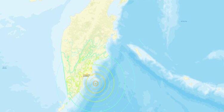 Terremoto de magnitud 8.7 sacude la costa este de Rusia