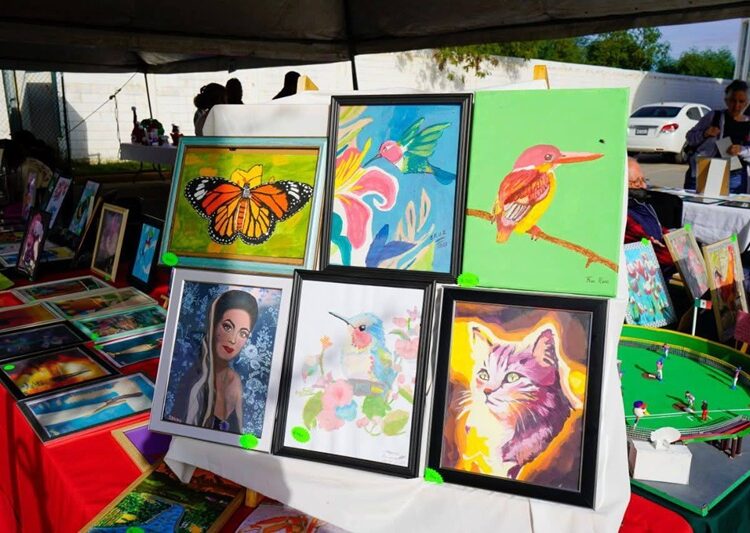 Todo listo para el Bazar de Arte del DIF NLD