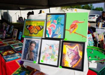 Todo listo para el Bazar de Arte del DIF NLD