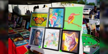 Todo listo para el Bazar de Arte del DIF NLD