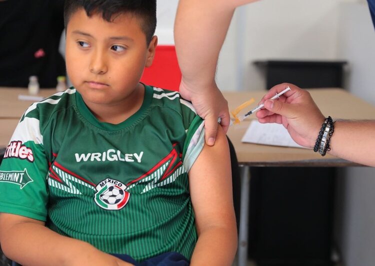 Todo listo para la jornada de vacunación Drive Thru