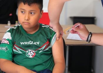 Todo listo para la jornada de vacunación Drive Thru