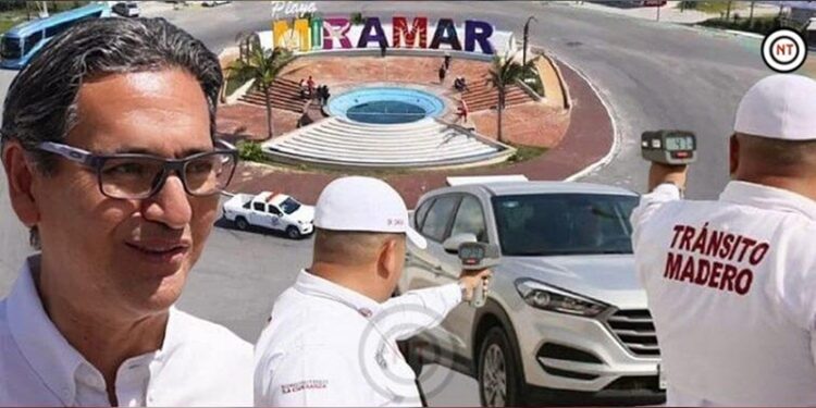 Tránsitos de Ciudad Madero extorsionan a turistas en playa Miramar