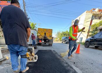 Rehabilitación de calles no se detiene en Victoria