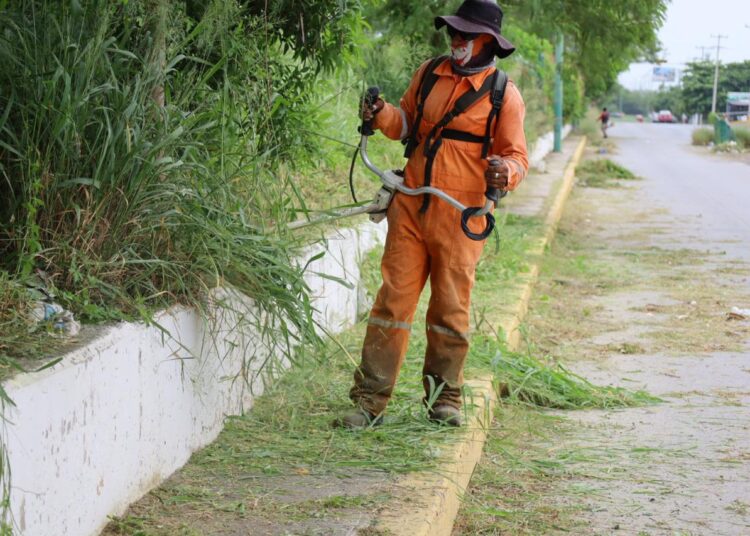 Victoria da mantenimiento a vialidades