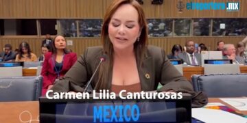 Alcaldesa de Nuevo Laredo presenta discurso en la ONU en Nueva York