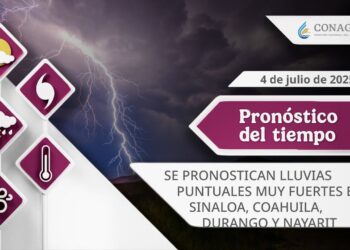 #PronósticodelTiempo para hoy Viernes 04 de julio de 2025