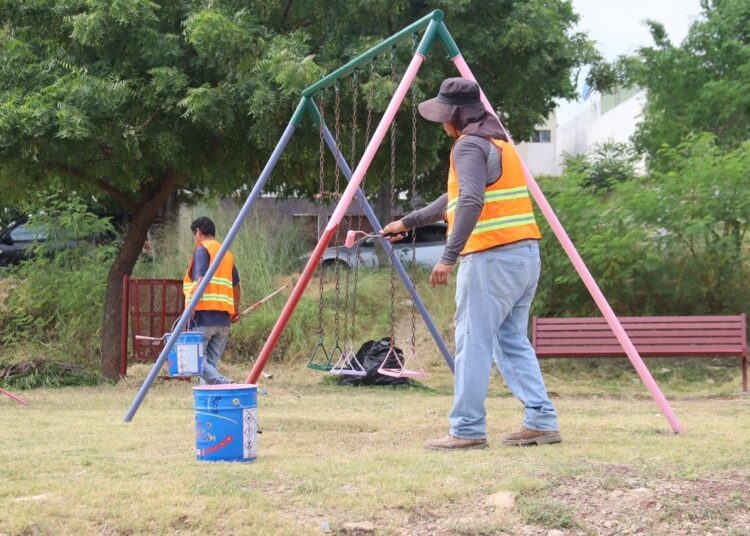Recupera Victoria área verde para fortalecer convivencia social en Lomas de Santander