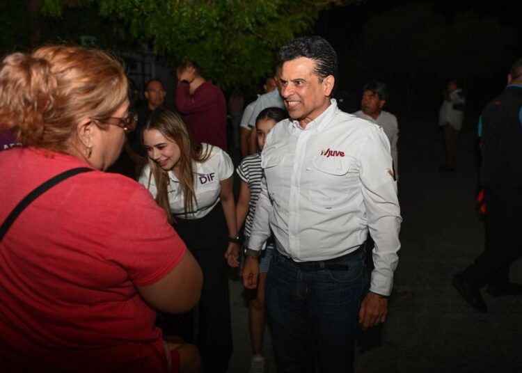 Entrega Municipio área verde iluminada en la Mariano Matamoros