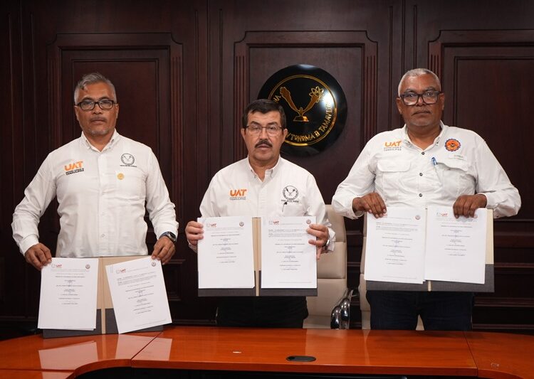 Acuerdan la UAT y el SUTUAT contrato colectivo de trabajo 2025