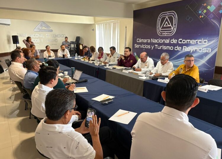Atiende Humberto Prieto, reunión con representantes del sector privado y social de Reynosa