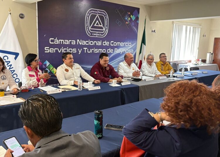 Atiende Humberto Prieto, reunión con representantes del sector privado y social de Reynosa