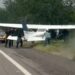 Avioneta aterriza de emergencia en autopista Mazatlán-Culiacán