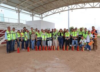 Capacitan a brigadistas de la Torre Bicentenario en medidas de seguridad