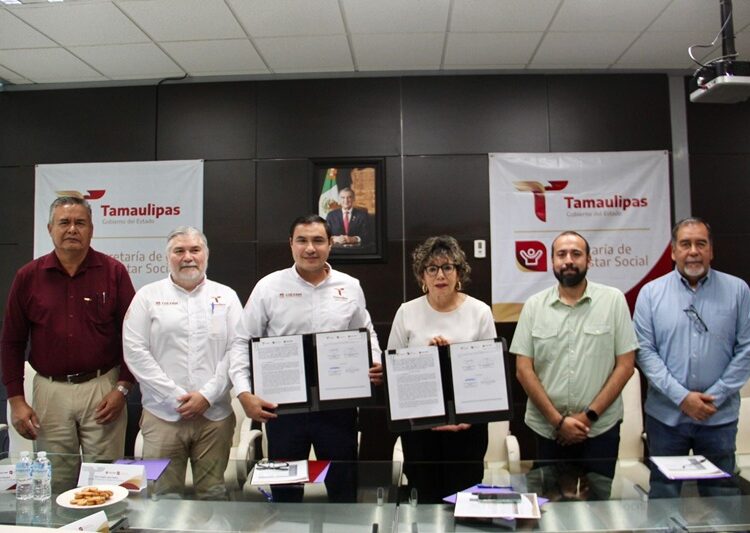 Eficientarán SEBIEN y Colegio de Tamaulipas los servicios en pro del bienestar