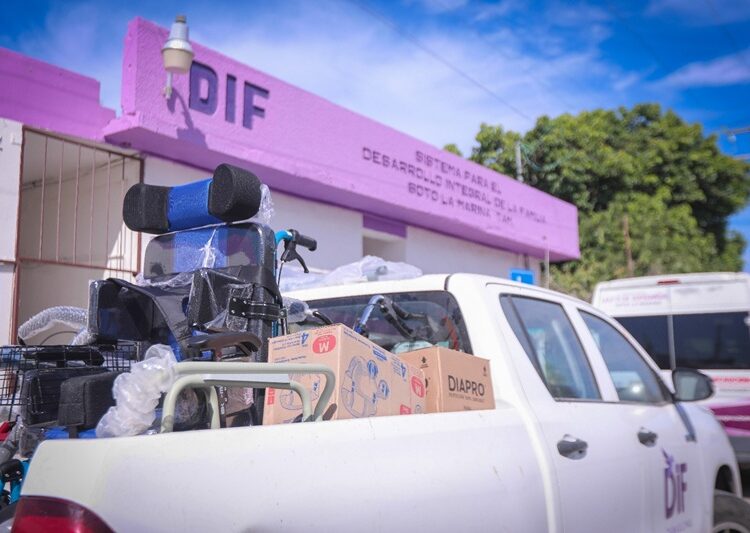Entrega DIF Tamaulipas apoyos funcionales a través de la ‘Ruta de la Esperanza’