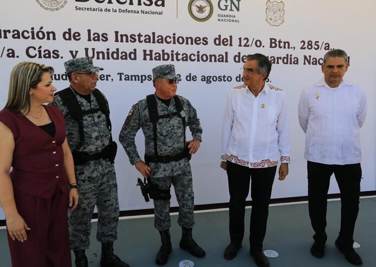 Inaugura AVA instalaciones de la GN en Ciudad Mier para reforzar seguridad regional