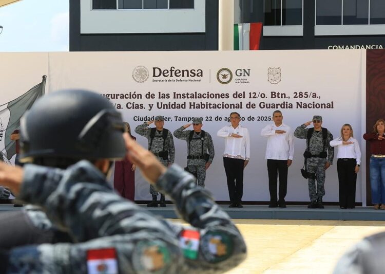 Inaugura AVA instalaciones de la GN en Ciudad Mier para reforzar seguridad regional