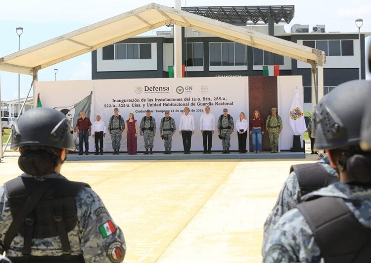 Inaugura AVA instalaciones de la GN en Ciudad Mier para reforzar seguridad regional