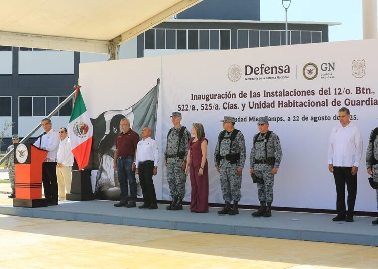 Inaugura AVA instalaciones de la GN en Ciudad Mier para reforzar seguridad regional