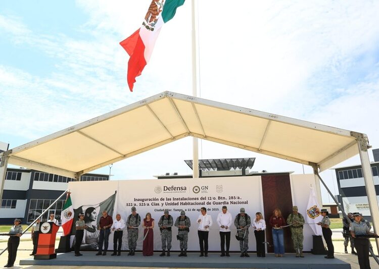 Inaugura AVA instalaciones de la GN en Ciudad Mier para reforzar seguridad regional